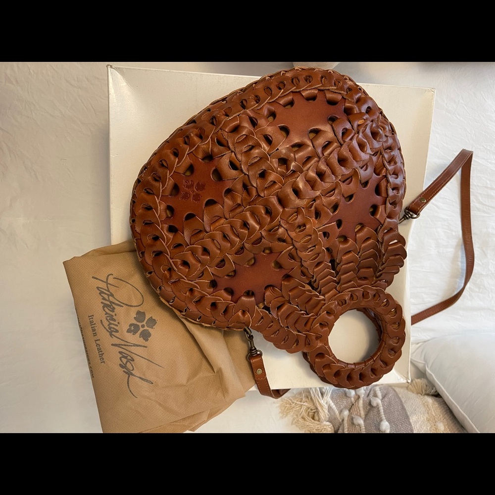Patricia Nash Leather Hobo Crossbody Bag